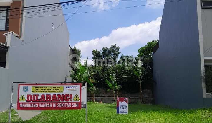 Kavling Langka 200m2, Badan Di Nusaloka Bsd Blok H
