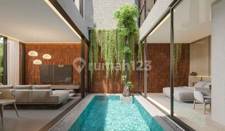 Rumah Gaya Villa Bali Dgn Private Pool Di Serpong Tangsel, Dekat Tol