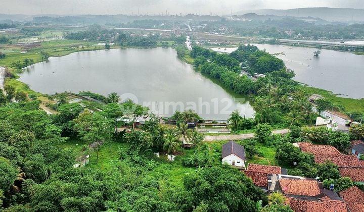 Tanah Sebrang Danau / Situ Zona Industri Klari Karawang Dijual Murah