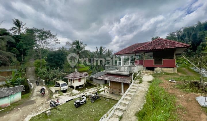 Dijual Murah Tanah + Bangunan Rumah + Kandang Ayam Pinggir Sungai di Purwakarta
