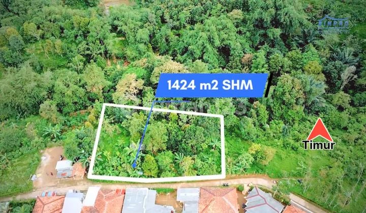 Jual Murah Tanah Kebun Produktif Akses Mobil 1424 M2 di Bojong Purwakarta