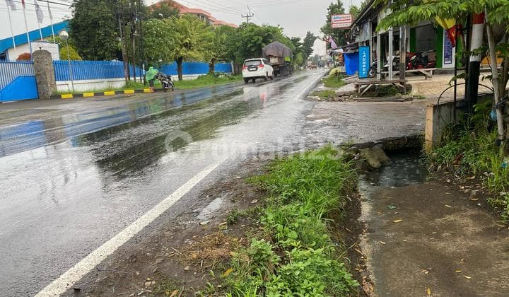 Jual Tanah dan Bangunan Posisi Strategis Pinggir Jalan Raya Dekat Sarana Umum