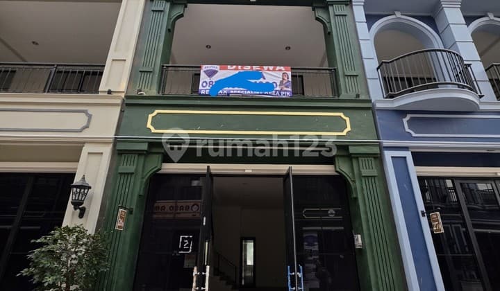 For Rent: EuroAsia Shophouse in PIK 2 Pedestrian Area, 110 Million/Year