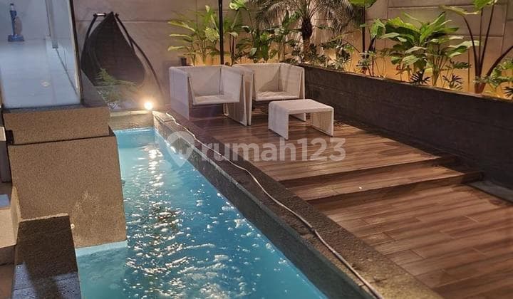 Disewakan Rumah Mewah Golf Island Pik Uk 10X25 Full Furnish 550Jt