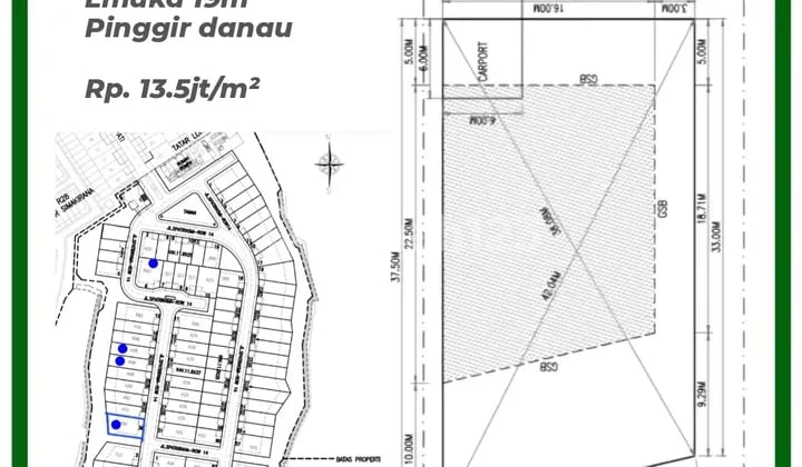 Kavling Spatirasmi Kbp Dekat Danau