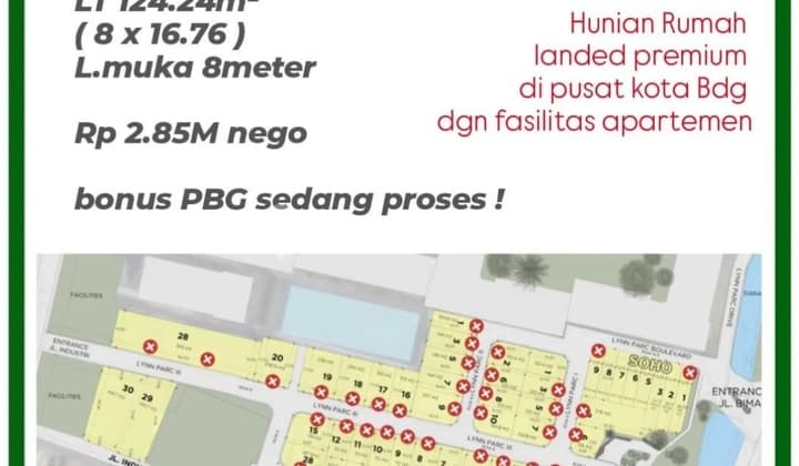 Kavling di Kota Lokasi Strategis !! Bonus Pbg