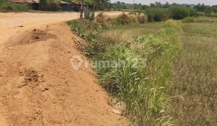 Vacant land for sale in Cibarusah near the crocodile park.