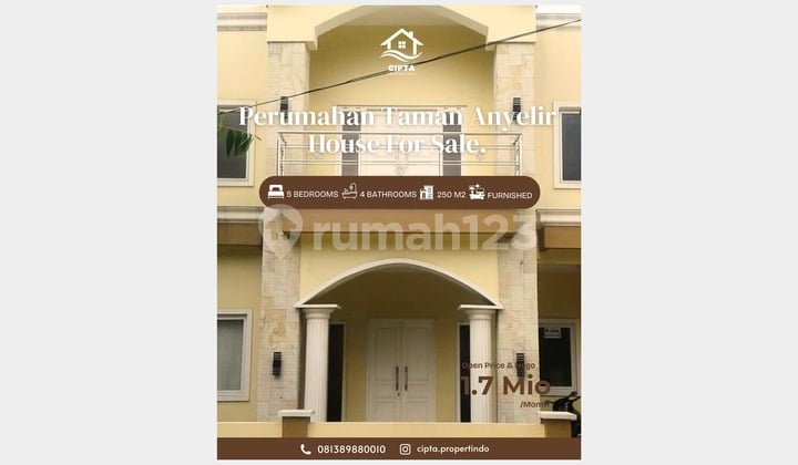 Furnished House in Cikokol, Tangerang