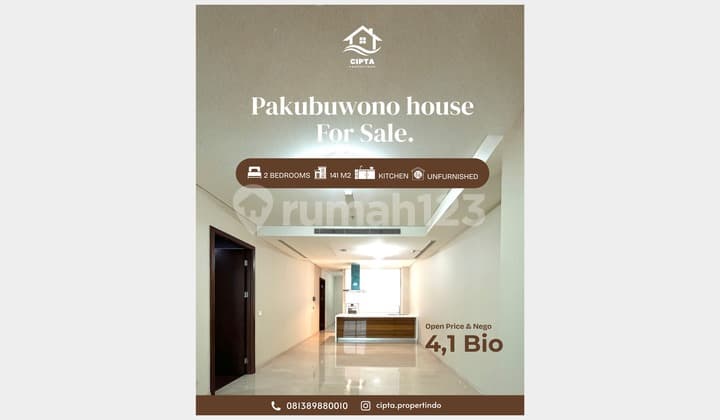 Apartment 2 BR Unfurnished Jakarta Selatan