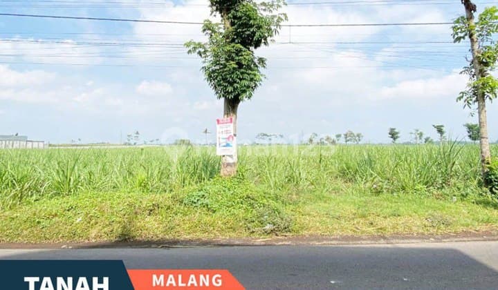 Dijual Tanah Luas di Poros Jalan Raya Tajinan Kab. Malang