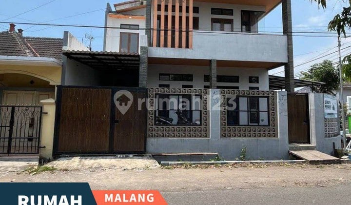 Dijual Rumah Modern + Ruang Usaha di Poros Jalan Raya Sulfat, Mlg