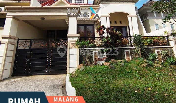 Disewakan Rumah Bagus Luas Semi Furnish di Villa Puncak Tidar - Mlg