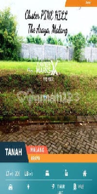 Dijual Tanah Kavling Di Cluster Pine Hill The Araya Malang
