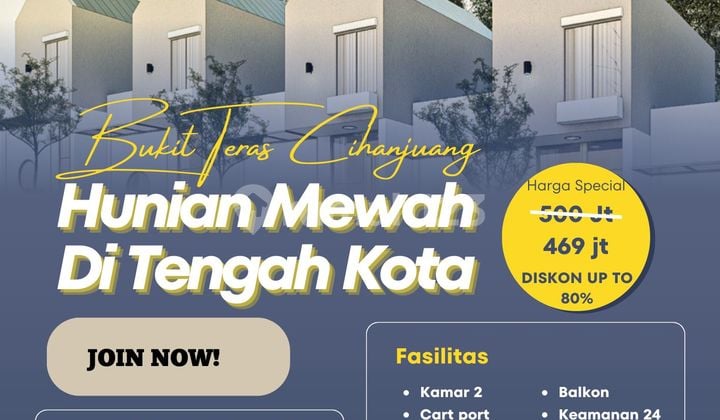 Jangan Lewatkan! Rumah Eksklusif Dengan Pemandangan Kota Cimahi
Rumah Impian Dengan Panorama Kota Cimahi: Hunian Nyaman dan Strategis!