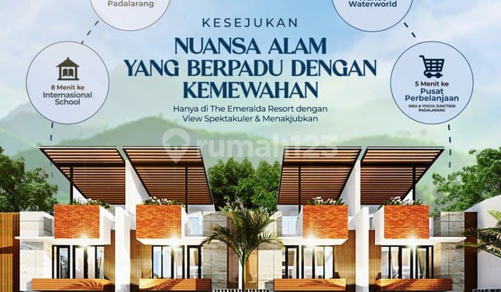 COCOK UNTUK INVESTASI, RUMAH MEWAH DI ATAS AWAN DALAM KAWASAN KOTA BARU PARAHYANGAN PADALARANG