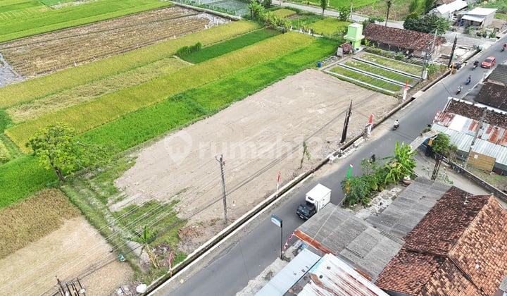 Dijual Tanah Nempel Jalan Raya Sambiroto Sleman 3Jutaan/M