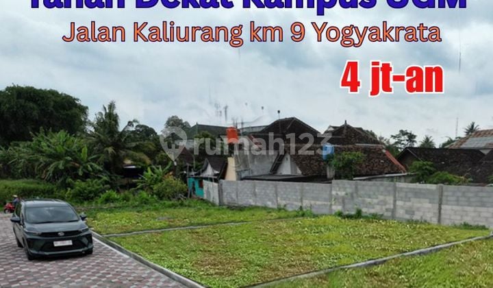 Tanah 4jutaan Dekat Kampus UGM Cocok Bangun Rumah