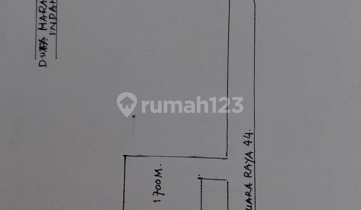 Dijual Tanah di Kapuk Muara Luas 1700 Meter bisa Akses Container 40 Feet