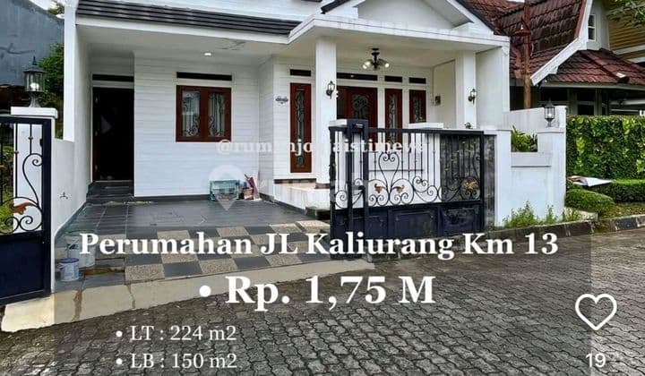 Rumah Klasik Modern dengan Sisa Tanah Masih Luas Dalam Perumahan di Jalan Kaliurang KM 13 Sleman Dekat Kampus Uii Teterpadu