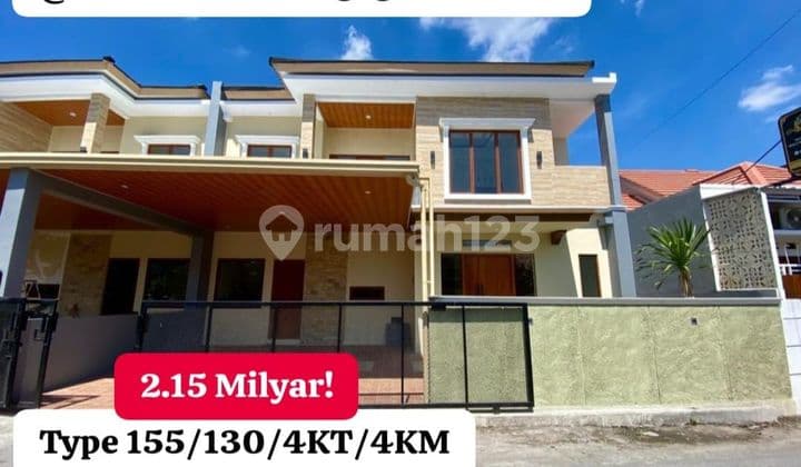 RUMAH MEWAH 2 LANTAI BARU 2 UNIT KEMBAR DI JALAN PALAGAN KM 8 DEKAT HOTEL HYATT DAN KAMPUS UGM
L di Palagan km 8 Rumah