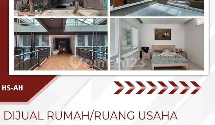 Rumah dan Ruang Usaha di Pusat Kota Bandung Sayap Riau Supratman Cilaki Lokasi Bagus