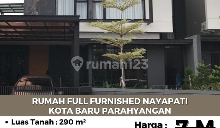 Turun Harga Rumah Full Furnish Di Kota Baru Parahyangan Nayapati Dekat Whoosh Padalarang