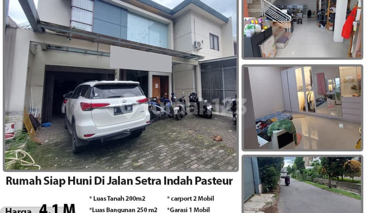 Rumah Siap Huni Dekat Tol Pasteur dan Kampus di Setra Indah Bandung Pastuer