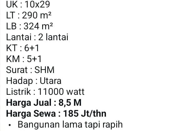 Sewa (185 Juta) dan Jual (8,5 Milyar) Rumah di Pantai Indah Kapuk Bagus