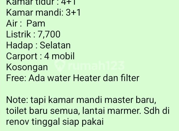 Sewa Rumah (200 Juta) di Puri Indah Bagus