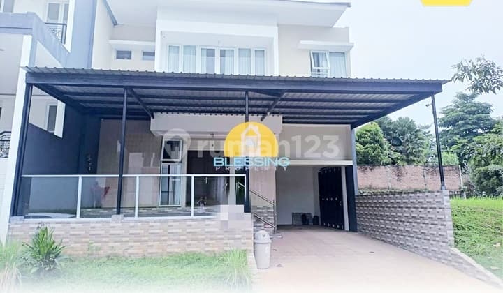 Rumah Mewah Furnish Cluster Ivy Park Bsb Semarang Depan Danau