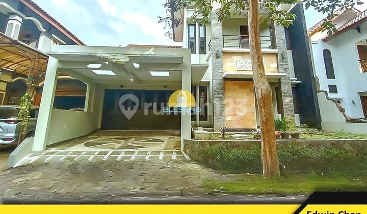 Rumah Mewah 2 Lantai Cluster Gtb Taman Bunga Bsb City Semarang