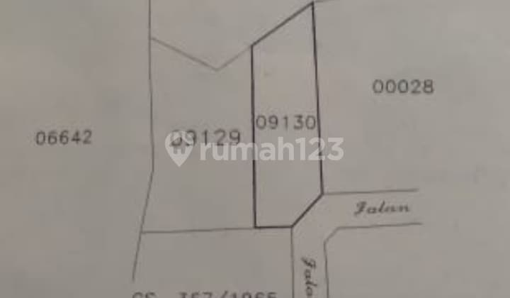 Dijual Tanah lokasi Depan perumahan Akses Jalan 2 Mobil Cimahpar Bogor