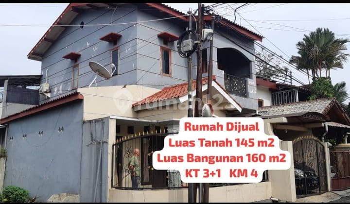 DIJUAL RUMAH 2 LANTAI ASRI SEJUK POSISI HOOK VILLA BOGOR INDAH 1