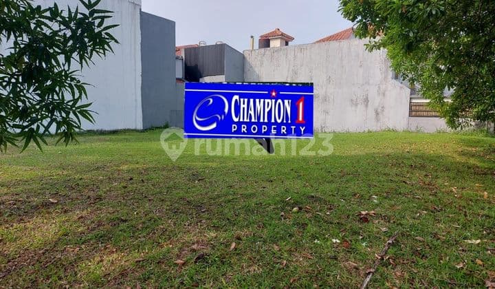 Kavling Hoek siap bangun rumah,nyaman, hijau,bebas Banjir Puri Bintaro Tangsel