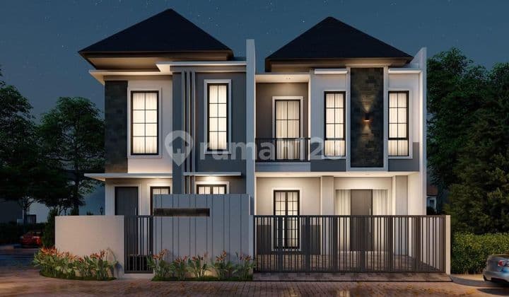 Rumah 2 Lantai Baru SHM di Araya 2, Surabaya
