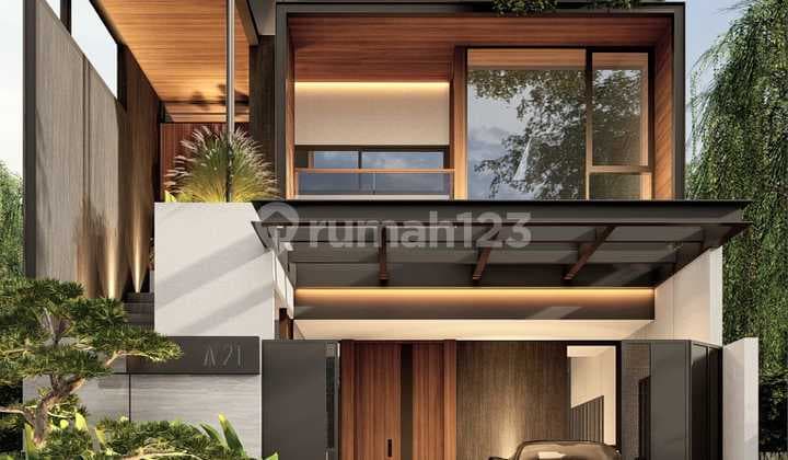 For Sale 3-Story Brand New Modern Minimalist House in Citra Garden 5, Jakarta