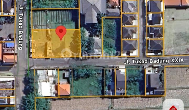 Tanah Lokasi Lc Strategis di Jl.tukad Badung Renon