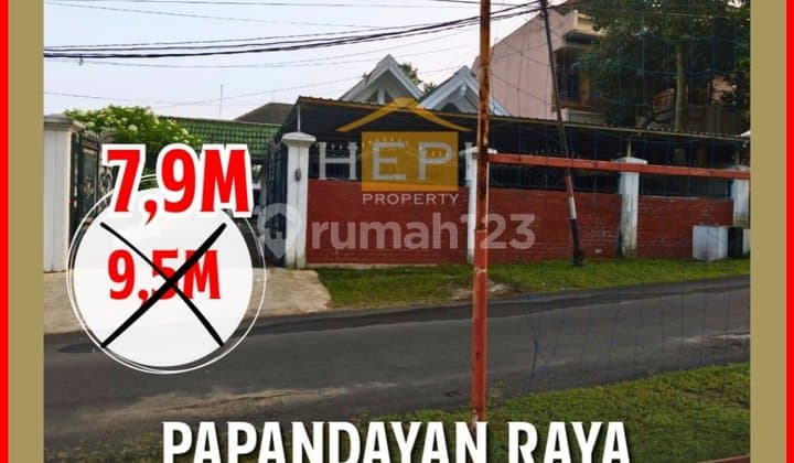 Rumah Hitung Tanah di Papandayan Raya Lokasi Dekat Akpol