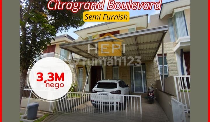 Beautiful Semi-Furnished House at Citragrand Boulevard