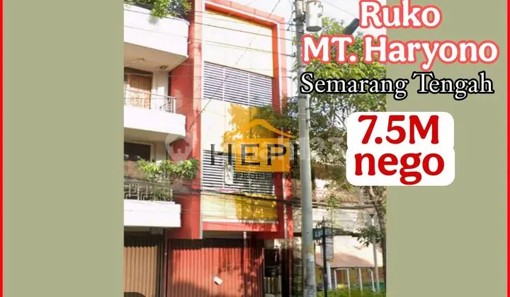 Ruko 3Lt di Mt Haryono Dekat Simpanglima