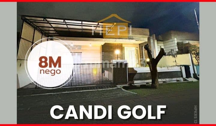 Rumah Mewah 2Lt di Candi Golf Dekat Akpol