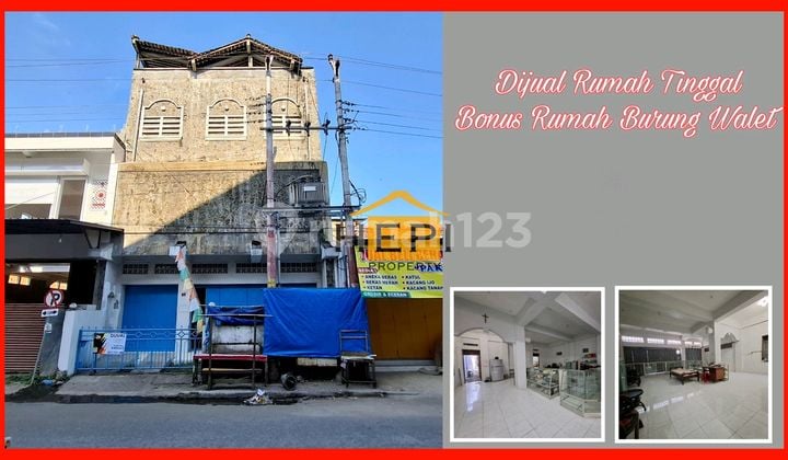 Rumah Tinggal & Rumah Burung Walet Depan Pasar