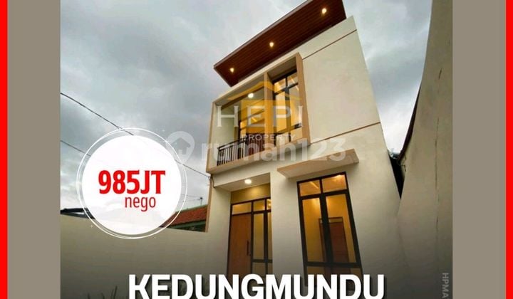 Rumah Baru 2Lt di Kedungmundu Siap Pakai