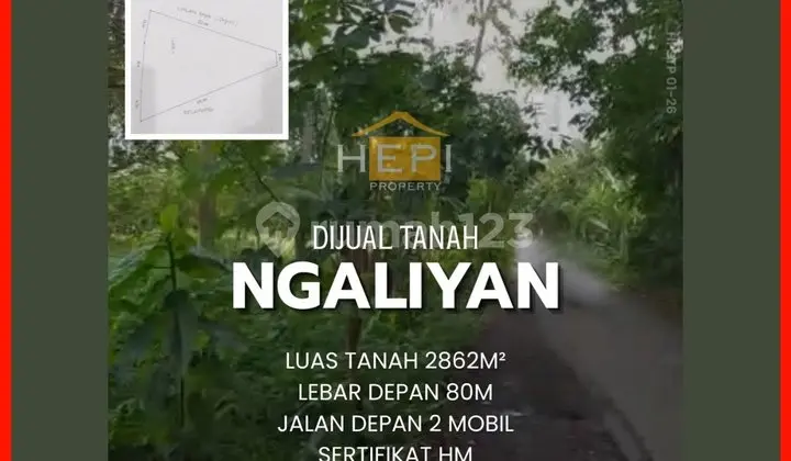 Cheap Land for Housing Next to BSB City Ngaliyan