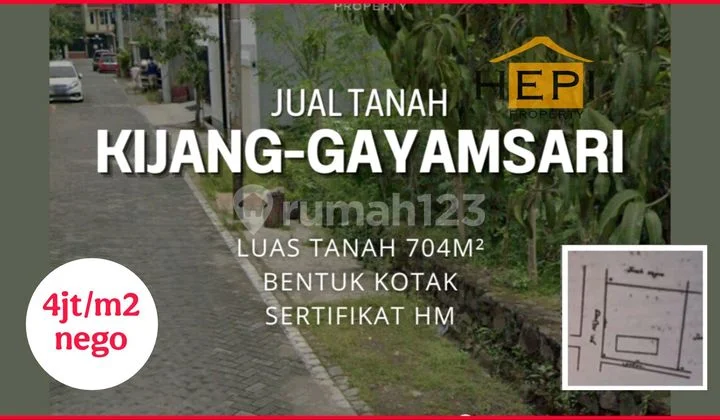 Land on Jl. Kijang Belakang Lotte, Near the City. Land on Jl. Kijang Belakang Lotte, Near the City.