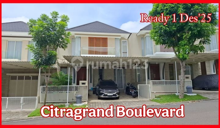 Rumah Mewah Semi Furnish 2Lt di Boulevard Citragrand