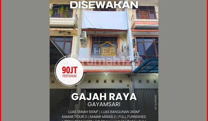 3-Storey Shophouse on Gajah Street, East Semarang, Strategic Location 3-Storey Shophouse on Gajah Street, East Semarang, Strategic Location