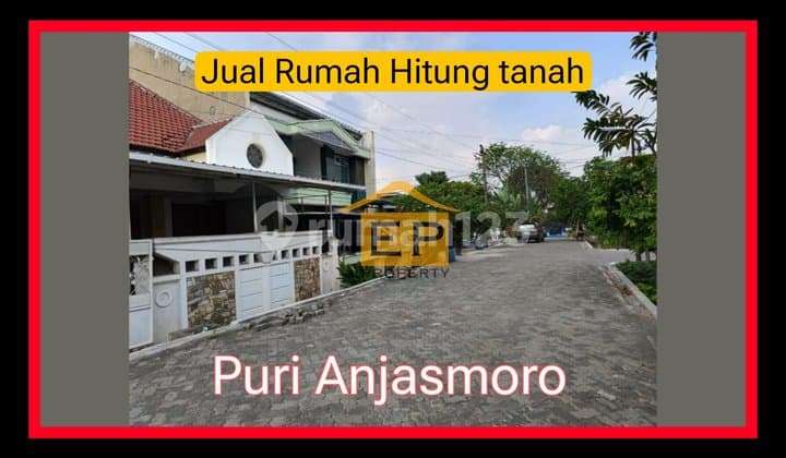 Land Calculation House in Puri Anjasmoro, Wide Road, Flood-Free