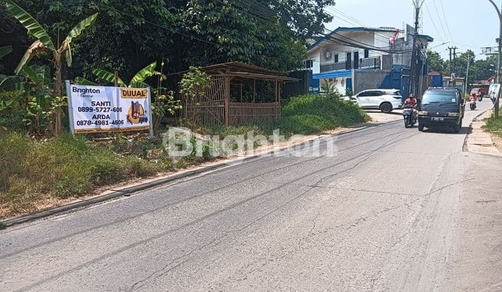 TANAH STRATEGIS PINGGIR JALAN DI SUMUR BATU LAPANGAN BOLA BEKASI DEKAT PUSAT PERGUDANGAN