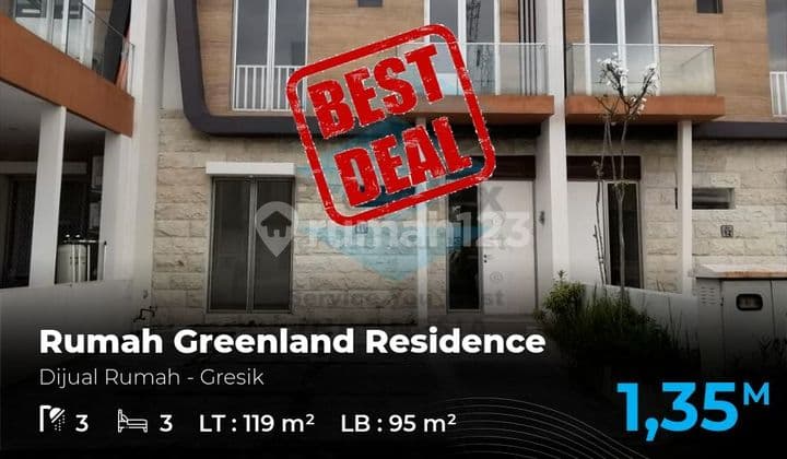 Termurah, Rumah Greenland Residence Siap Huni Menganti